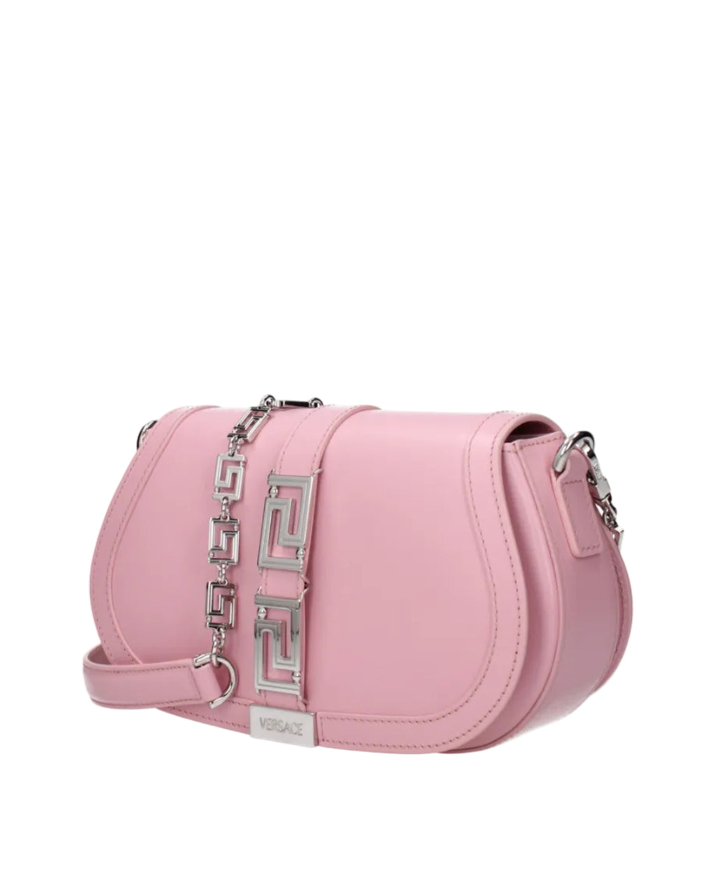 Versace – Greca Goddess Leather Shoulder Bag Pink