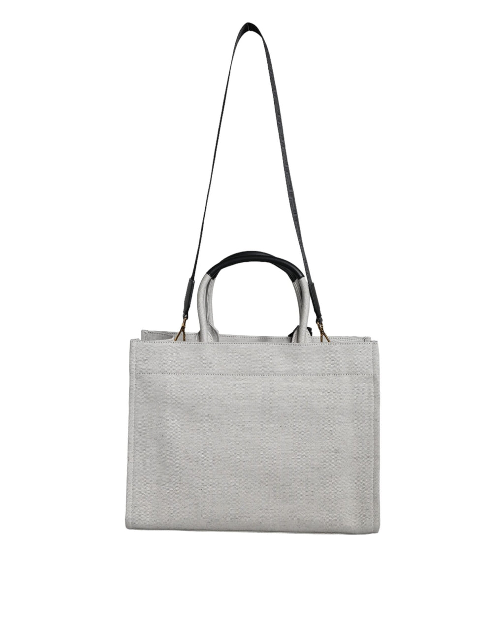 Versace – Logo Canvas Tote Bag White