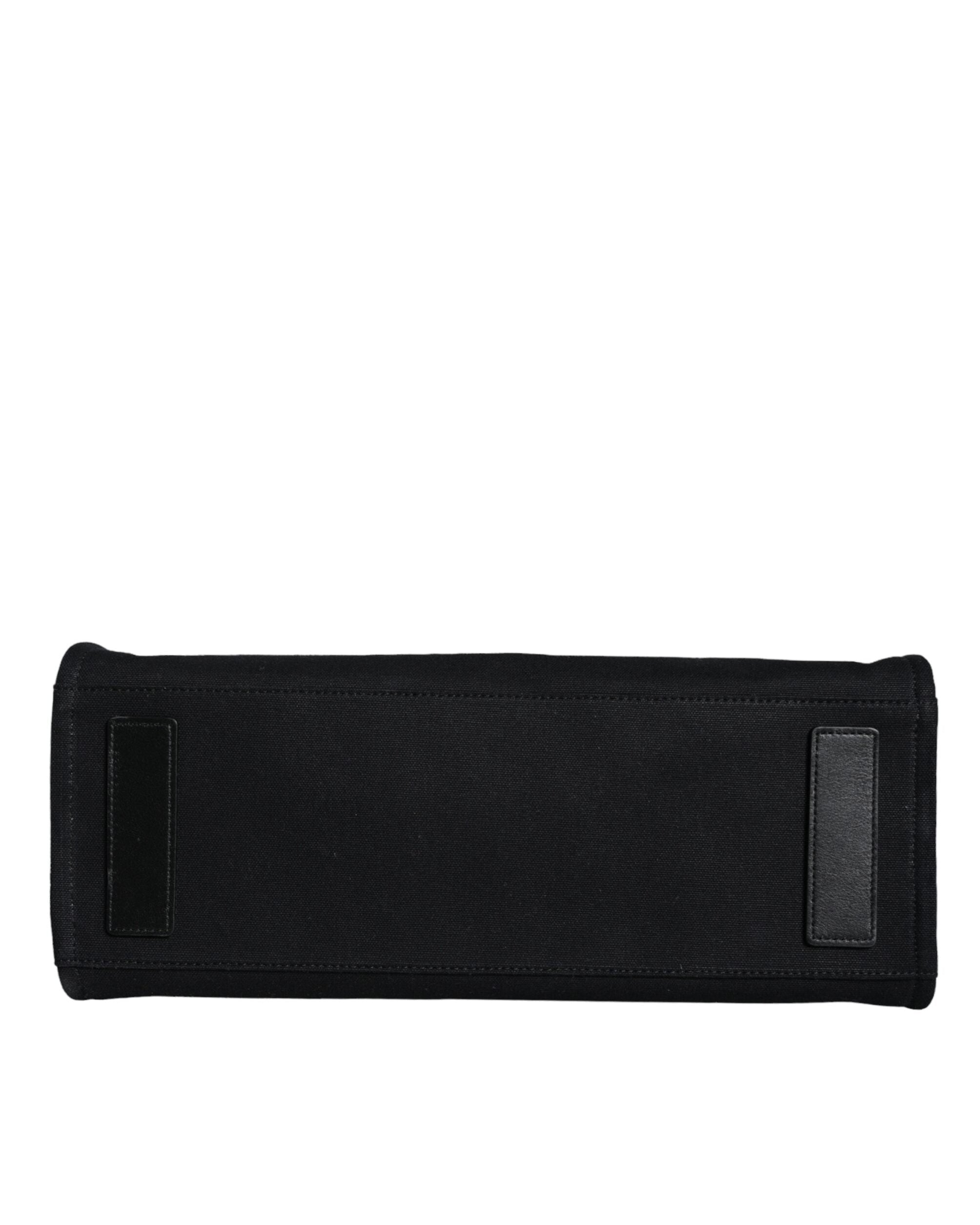 Versace – Logo Studded Tote Bag Black