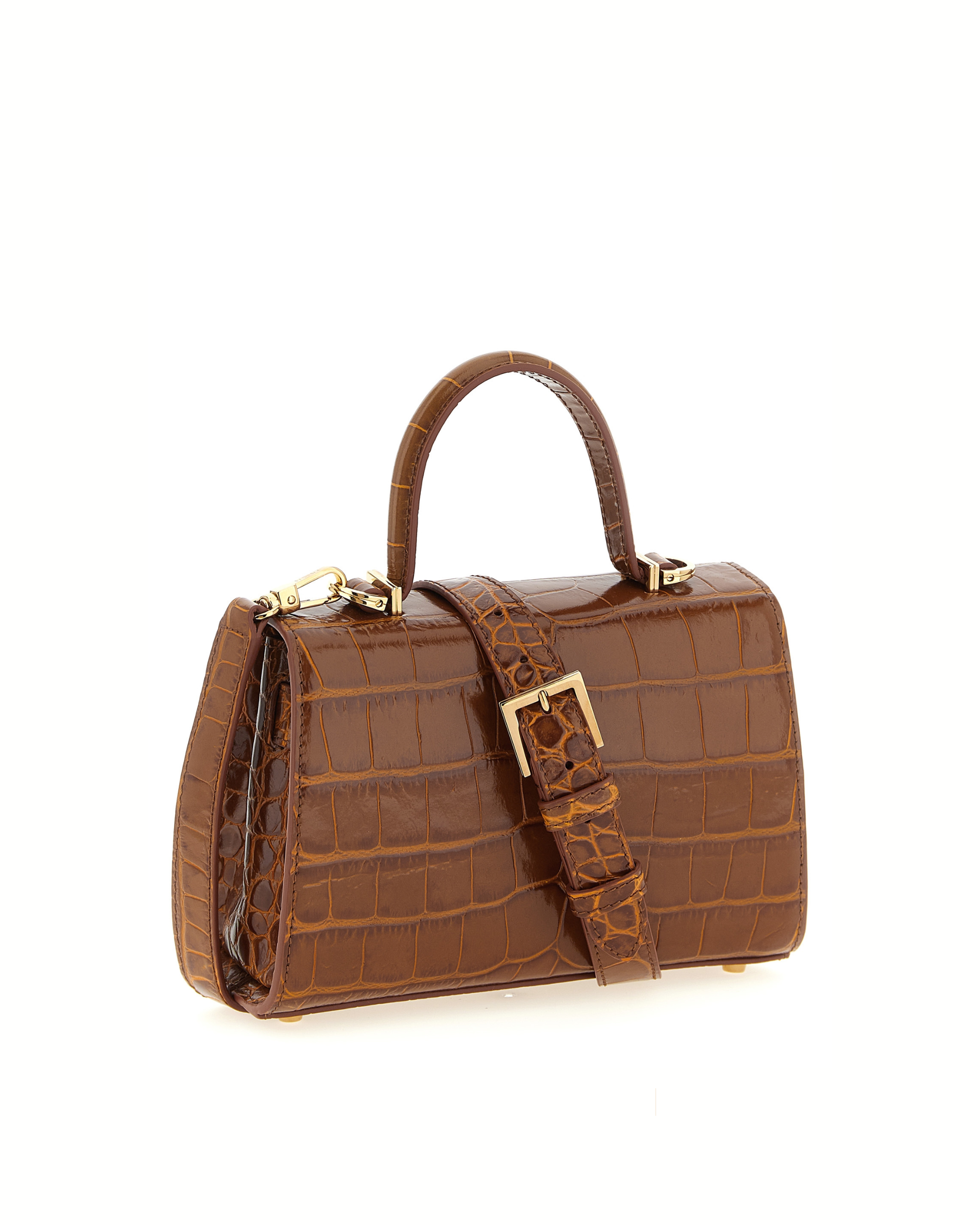 Versace – Medusa '95 Top Handle Bag Brown