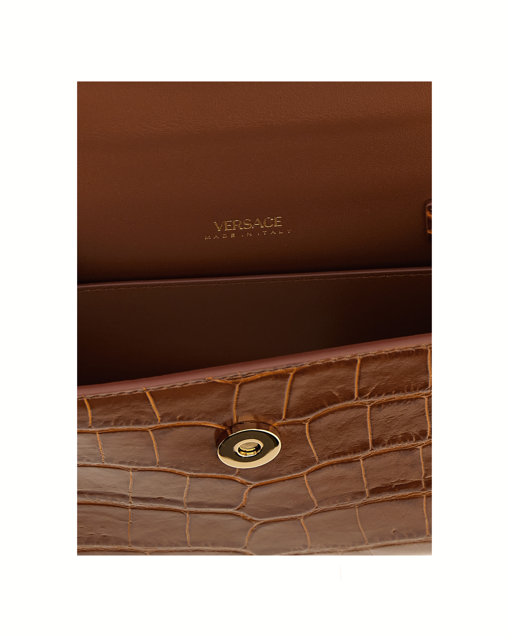 Versace – Medusa '95 Top Handle Bag Brown