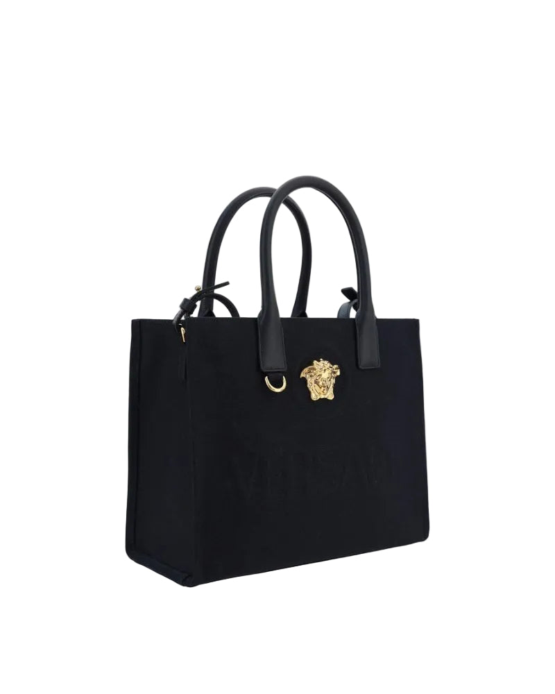 Versace – Medusa Cotton Tote Bag Black