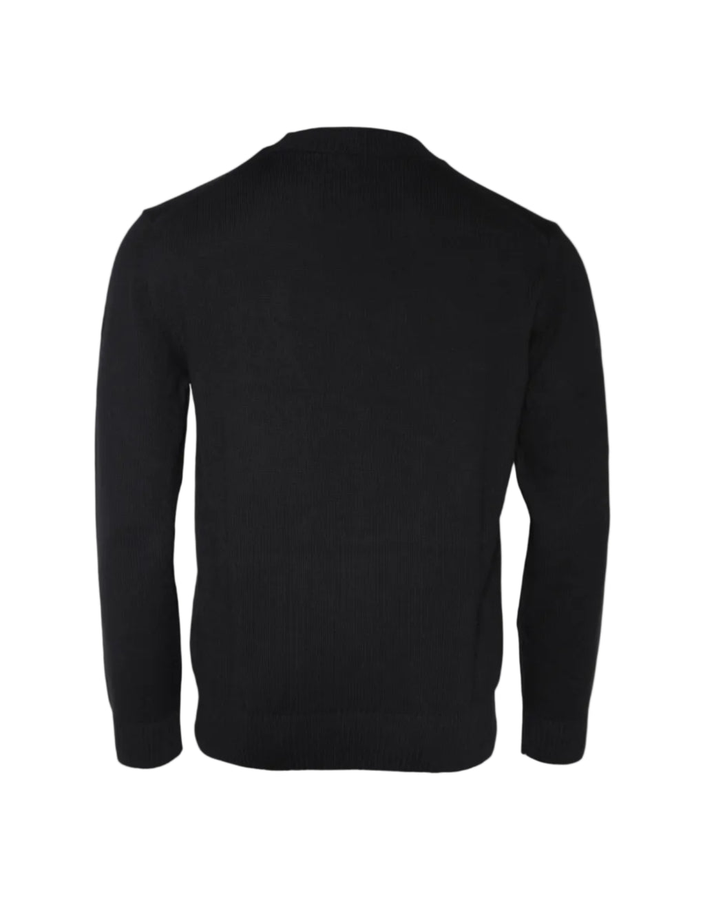 Versace – Medusa Embroidered Cotton Sweater Black