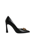 Versace – Medusa Leather High Heel Pumps Black