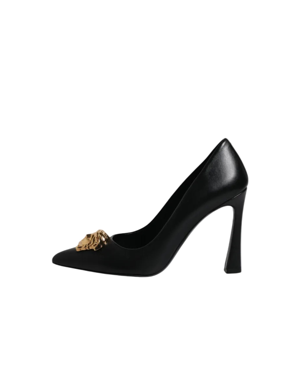 Versace – Medusa Leather High Heel Pumps Black