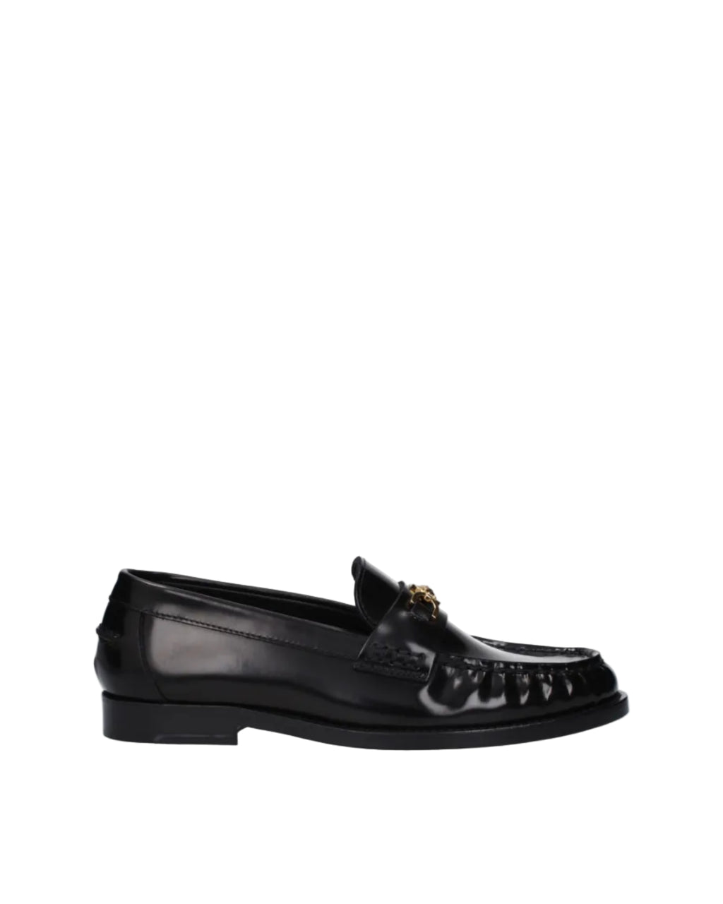 Versace – Medusa Leather Loafers Black