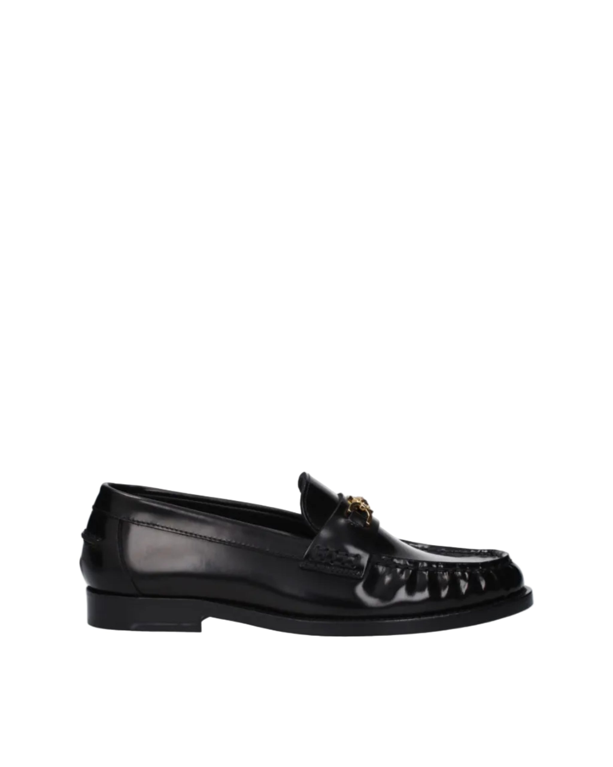 Versace – Medusa Leather Loafers Black