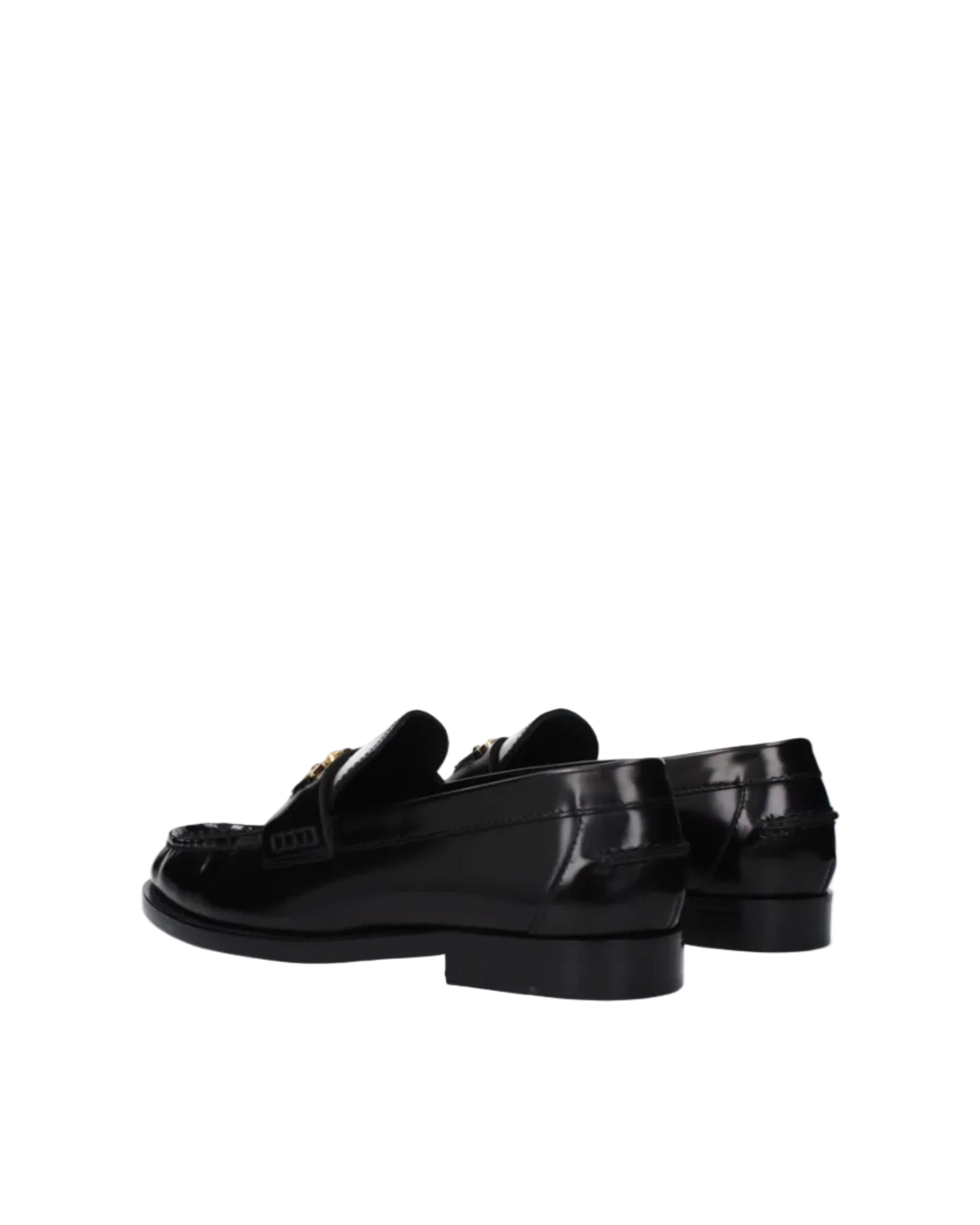 Versace – Medusa Leather Loafers Black