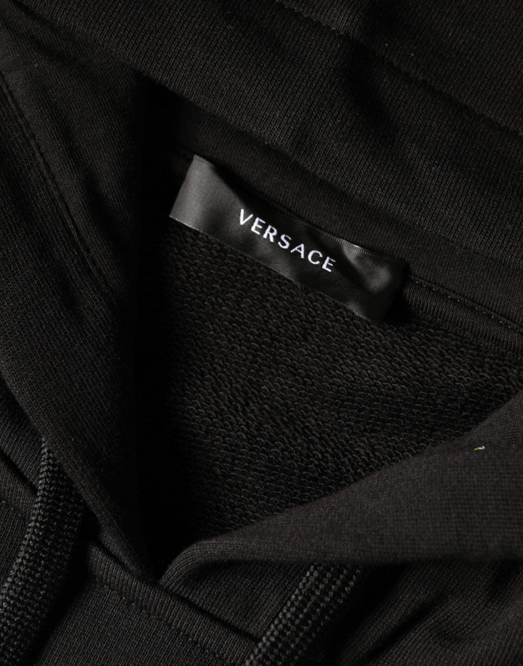 Versace – Medusa Logo Cotton Hoodie Black & Gold