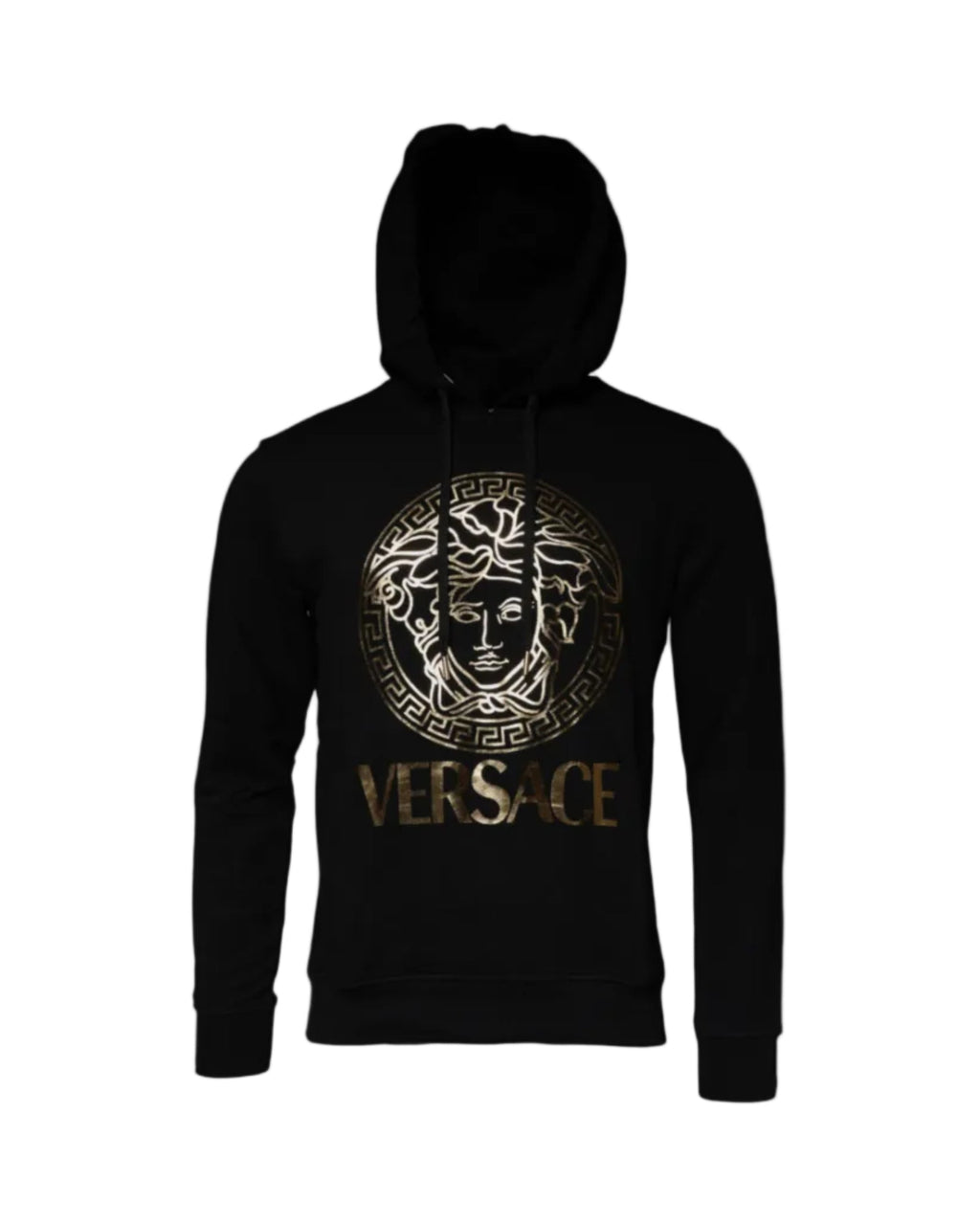 Versace – Medusa Logo Cotton Hoodie Black