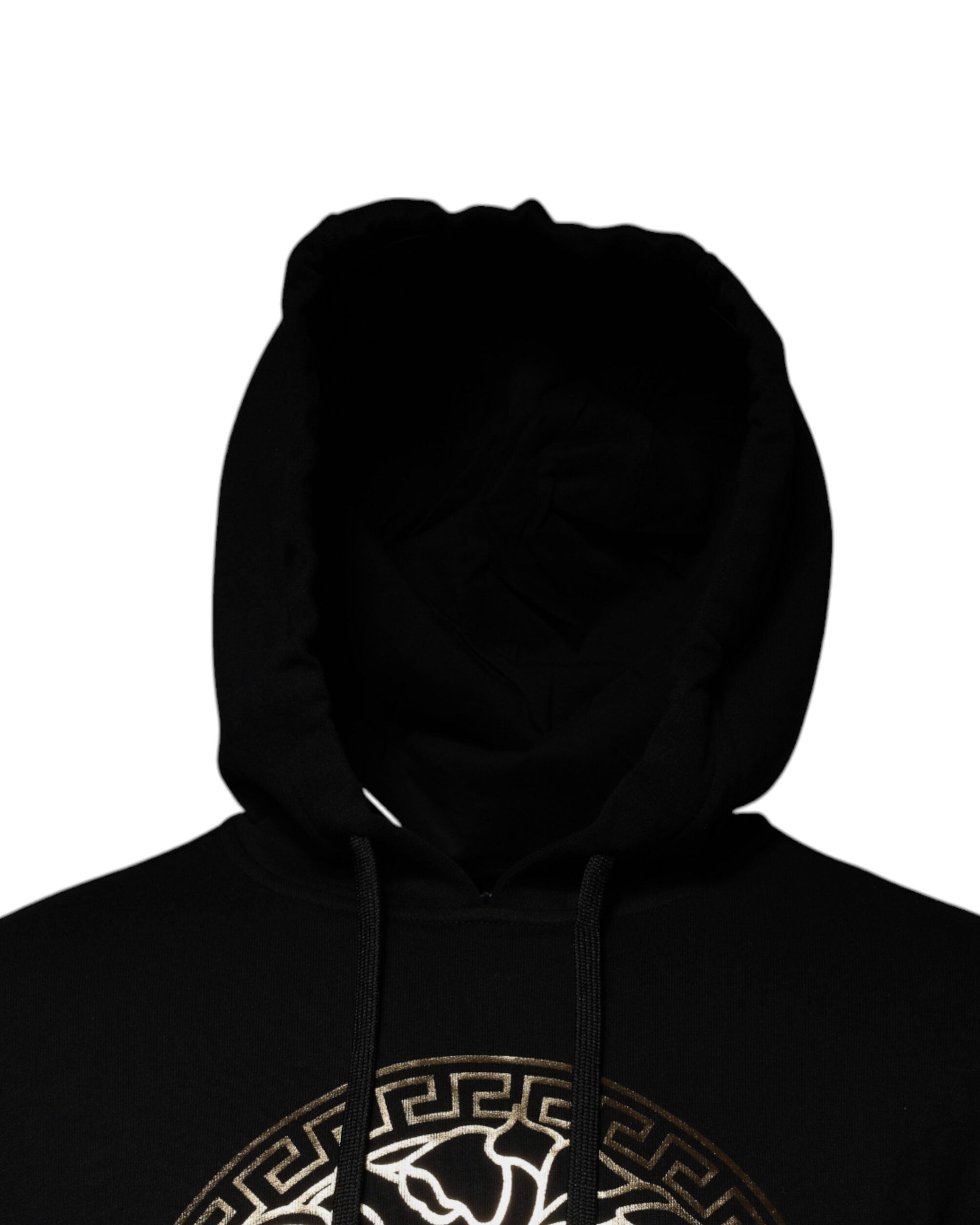 Versace – Medusa Logo Cotton Hoodie Black