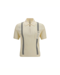 Versace – Polo in Maglia di Cotone Jacquard Greca