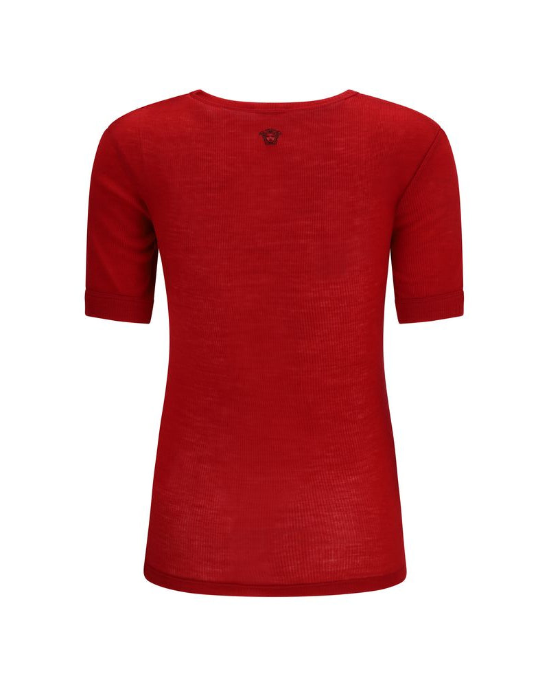 Stile-Ifs-Versace-Ribbed-Wool-Knit-T-Shirt-Red
