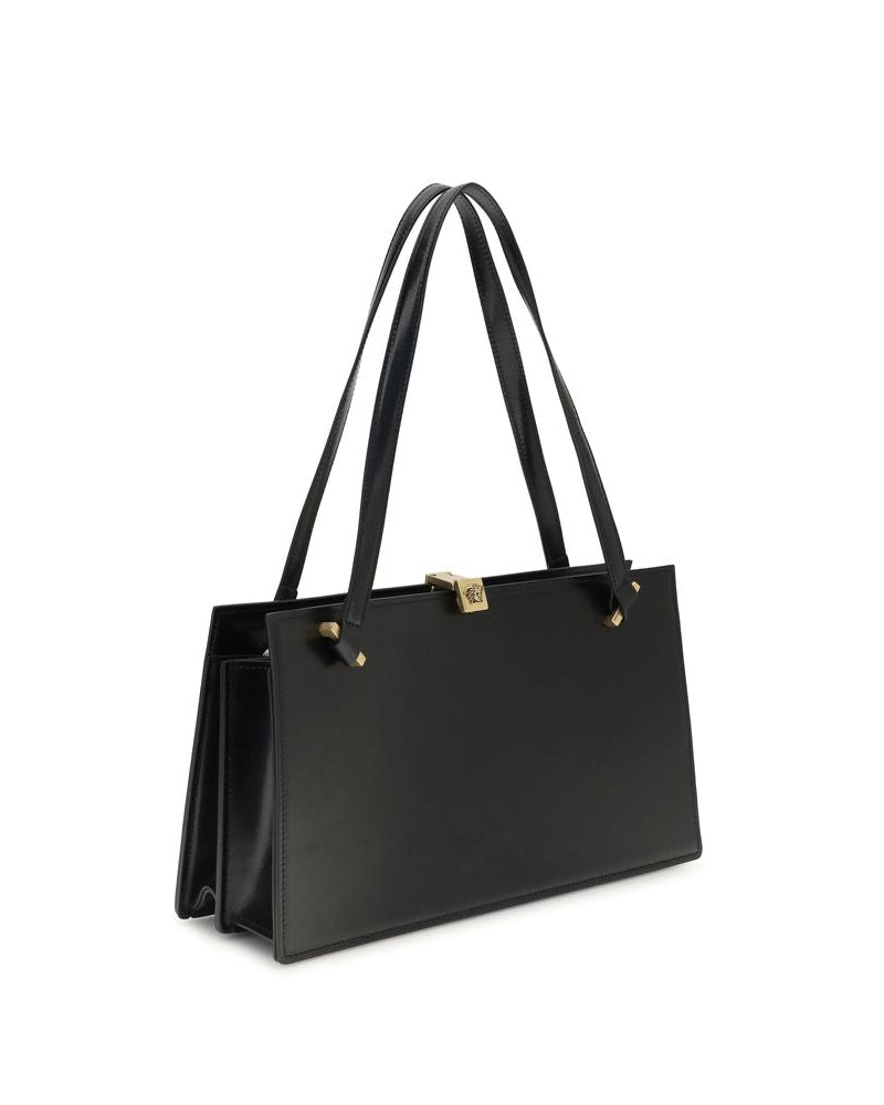 Versace – Severine Leather Shoulder Bag Black