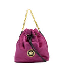 Versace – Small Dahlia Nylon Medusa Bucket Chain Crossbody Bag