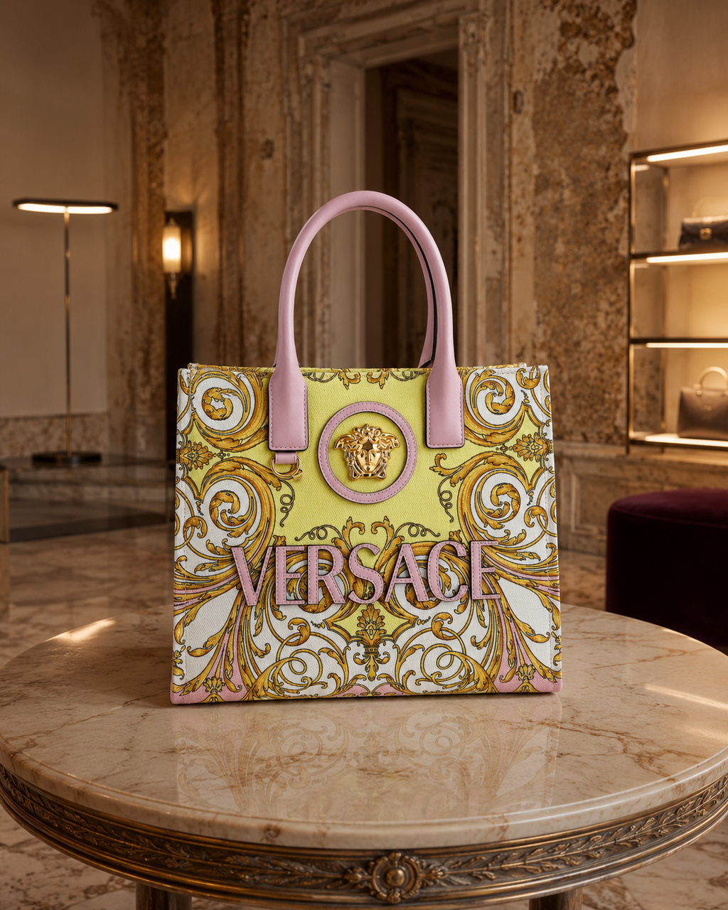 Versace – Spring Barocco Shopping Bag