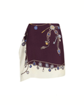 Versace – Stolen Jewels Silk Twill Mini Skirt