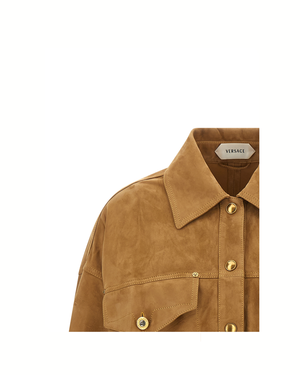 Versace Suede Lambskin Blouson