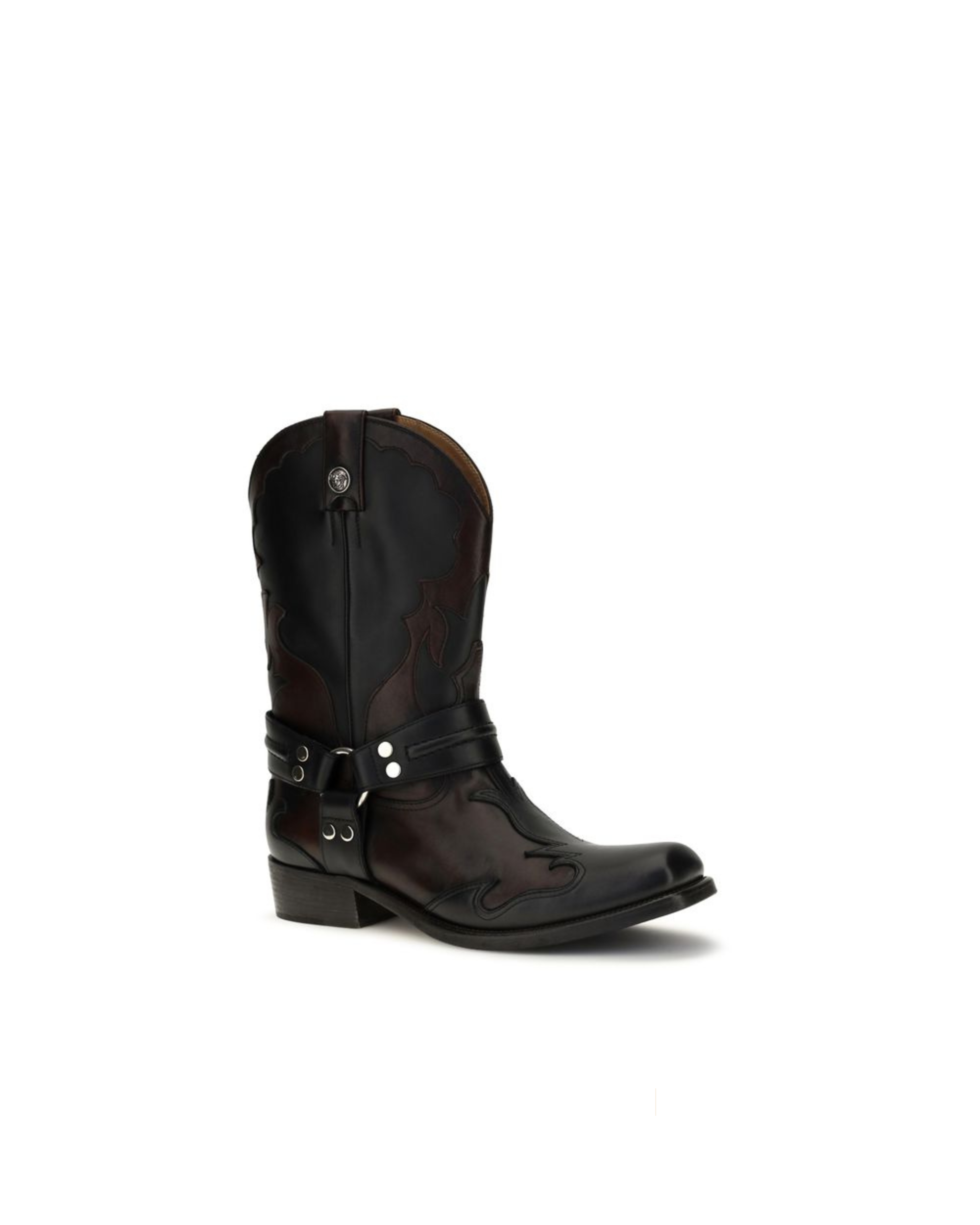 Versace – Sylvester Western Boots Black