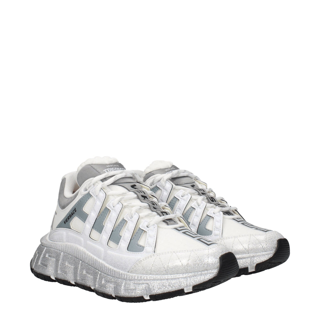 Versace – Trigreca Sneakers White Silver