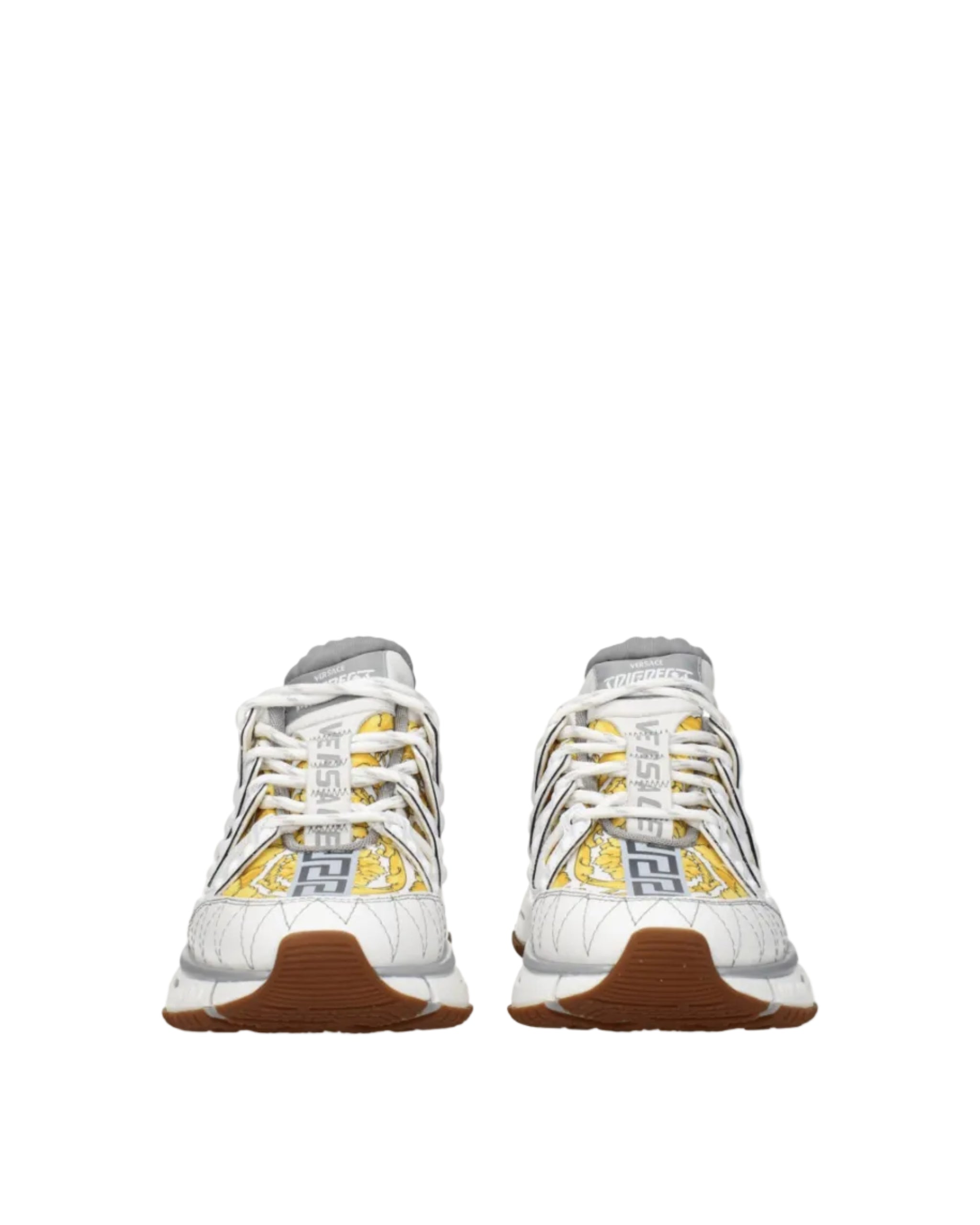 Versace – Trigreca Sneakers White/Silver/Yellow