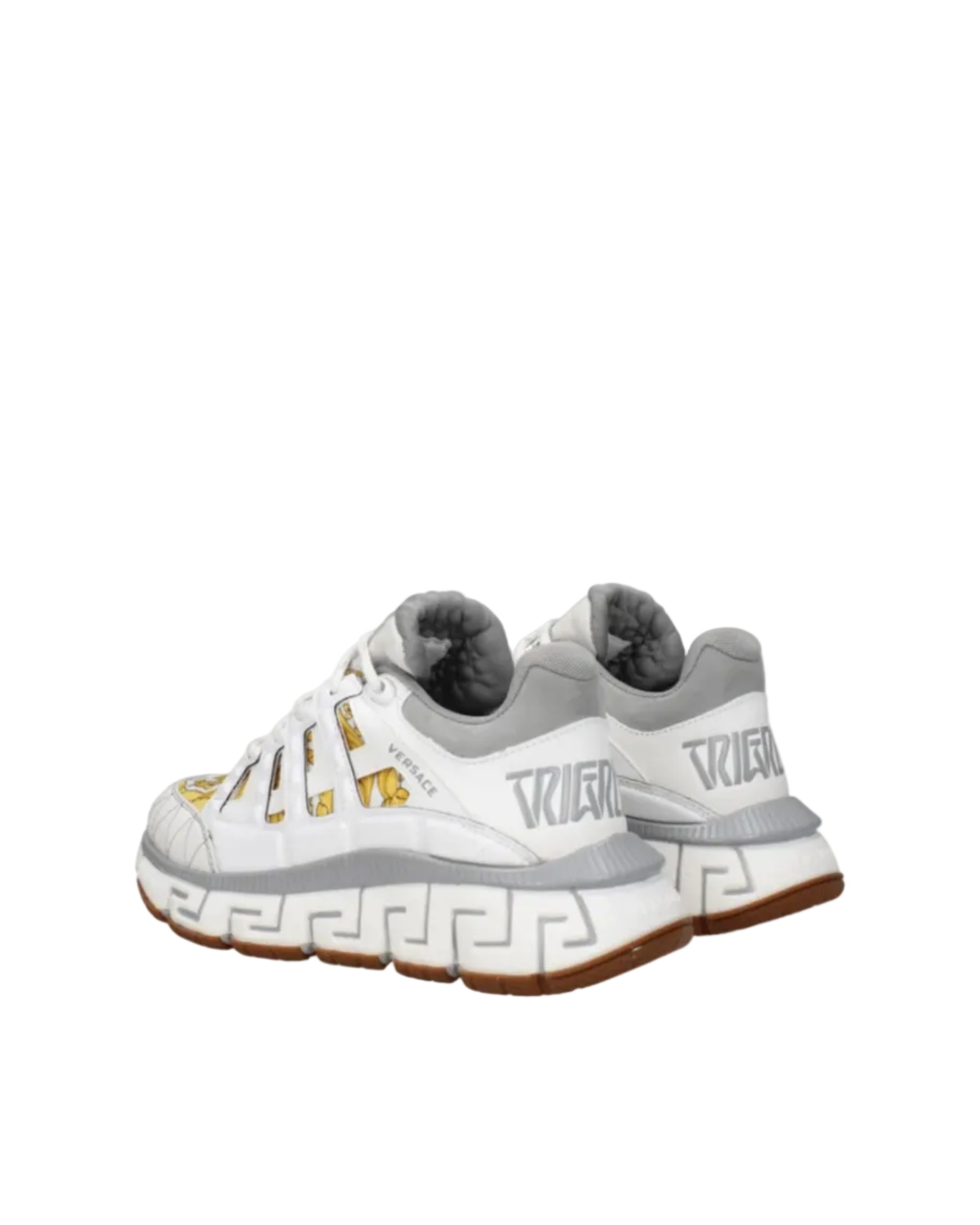 Versace – Trigreca Sneakers White/Silver/Yellow