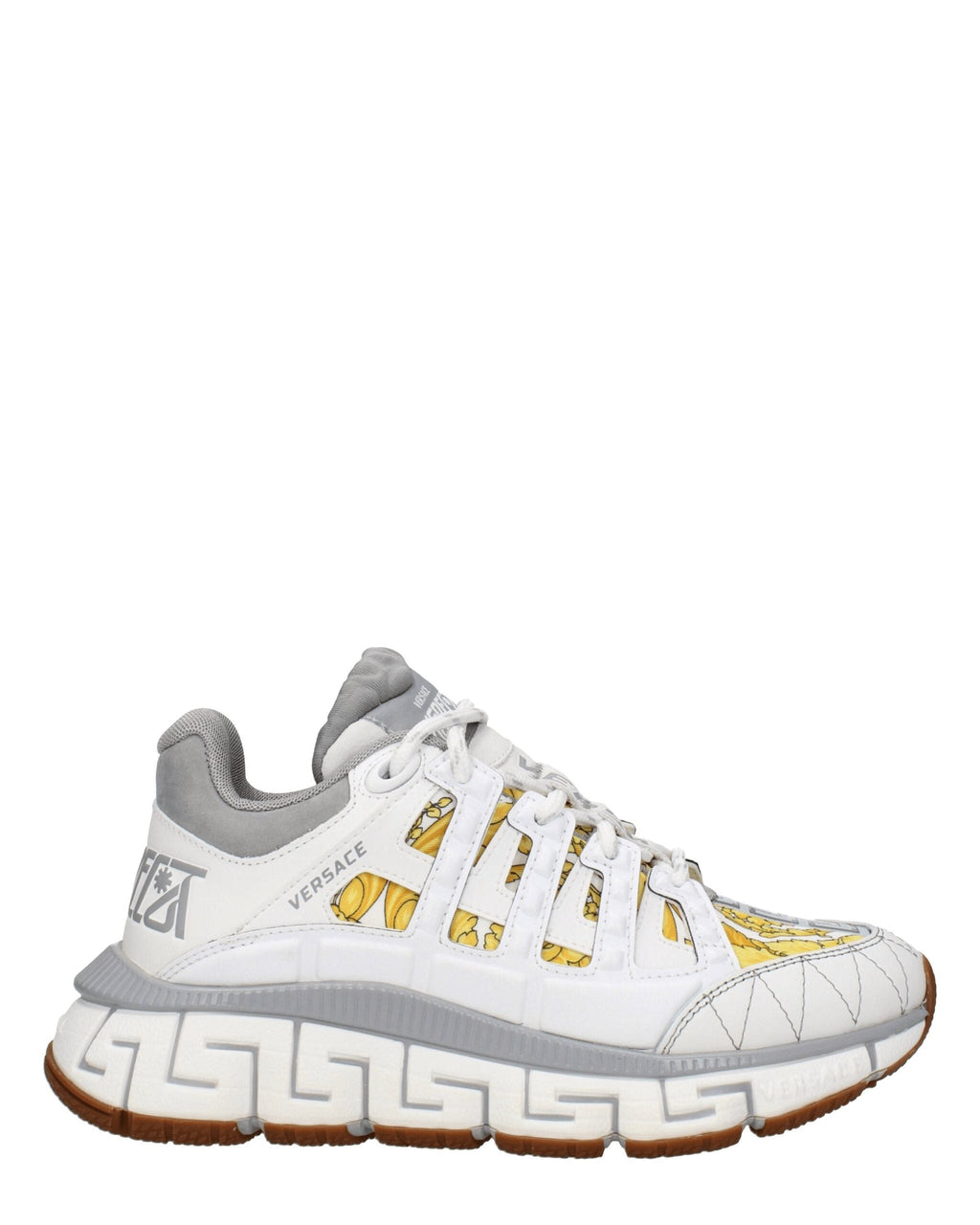 Versace – Trigreca Sneakers White/Silver/Yellow