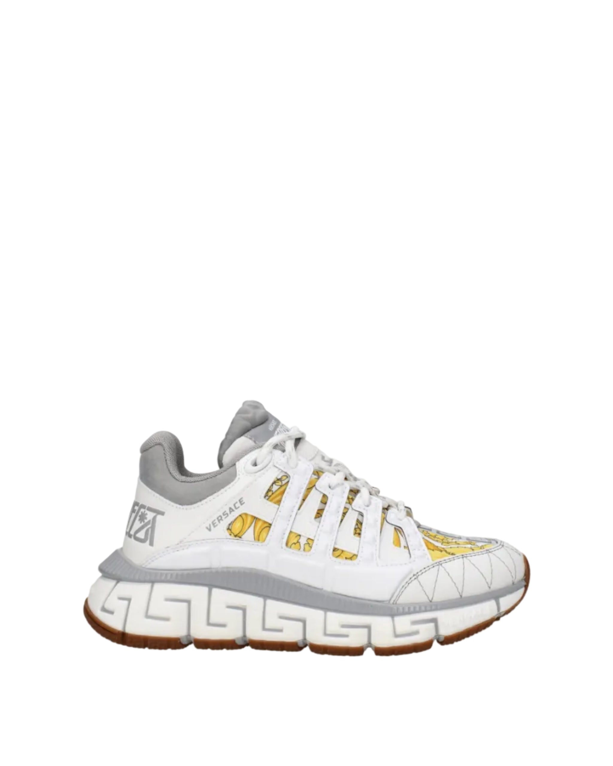 Versace – Trigreca Sneakers White/Silver/Yellow