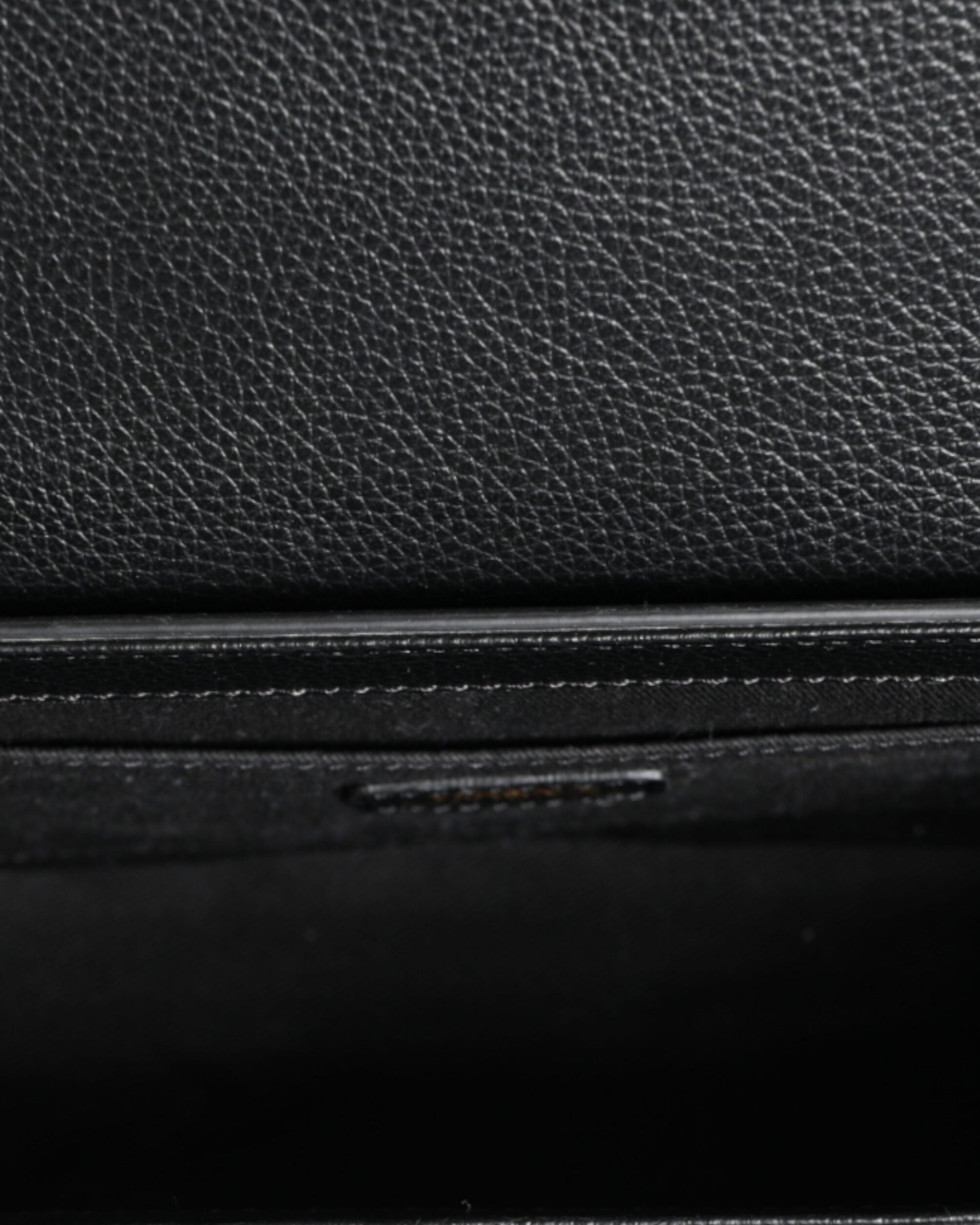Versace – Virtus Leather Shoulder Bag Black