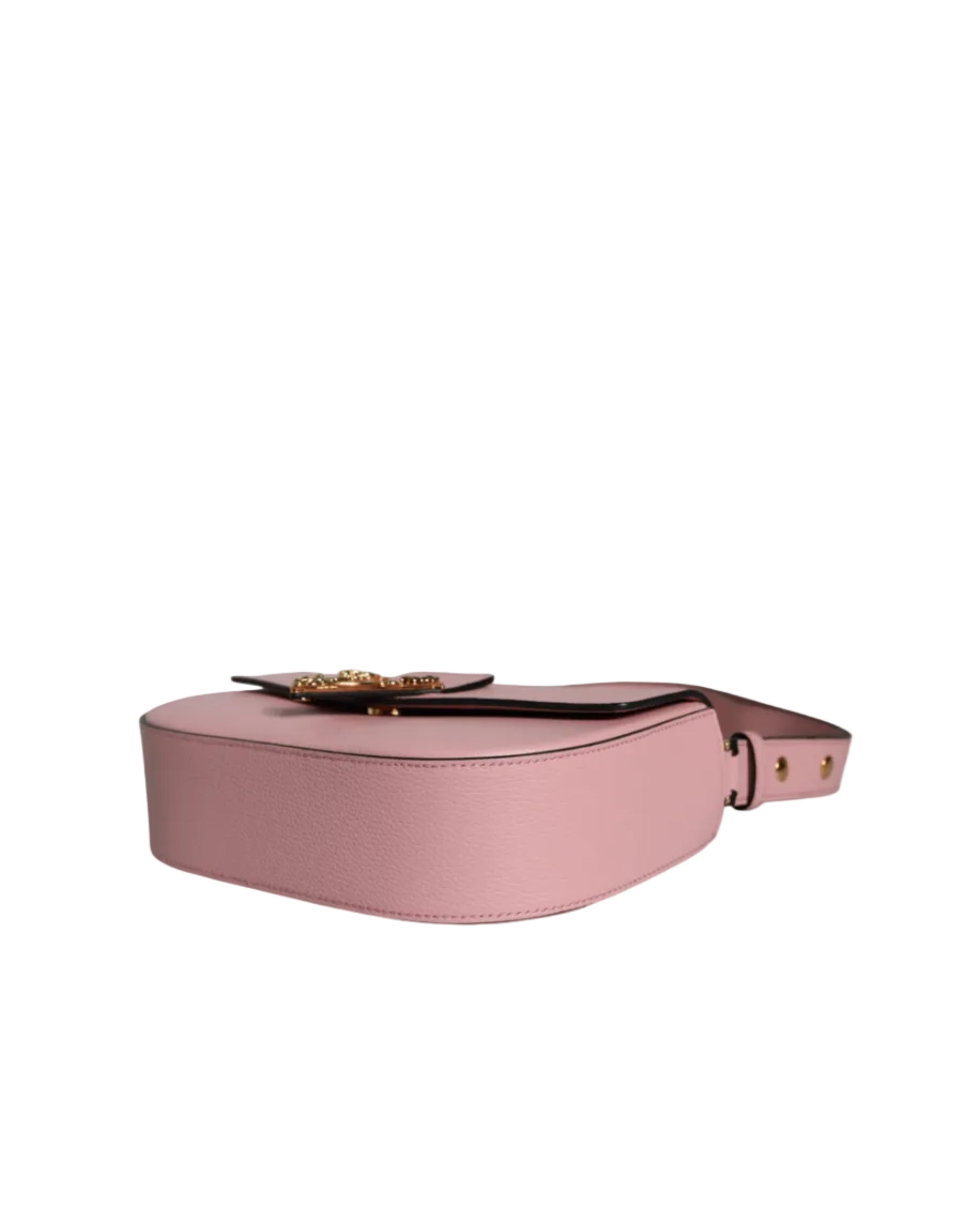 Versace – Virtus Leather Shoulder Bag Pink