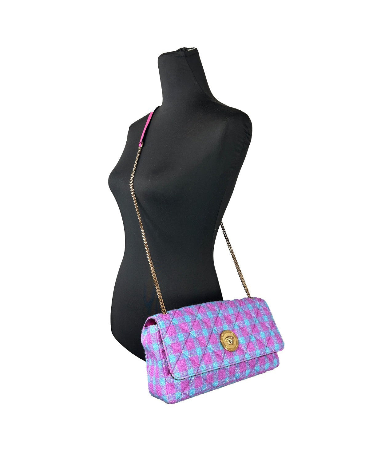 Versace – Wool Lurex Medium Shoulder Bag