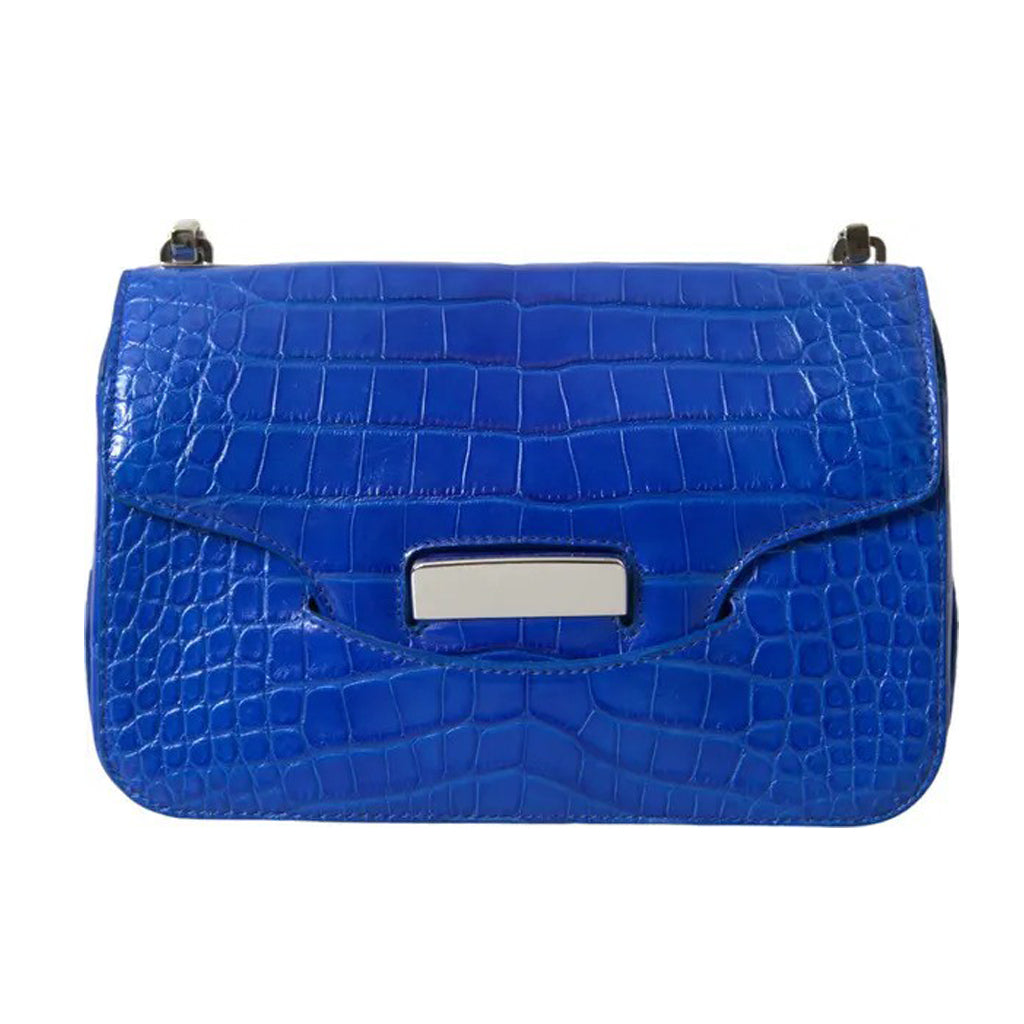 Balenciaga - Blue Exotic Leather Neo Classic Purse Shoulder Handbag Bag