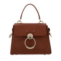 CHLOÉ - Brown Calf Leather Tess Handbag