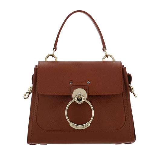 CHLOÉ - Brown Calf Leather Tess Handbag