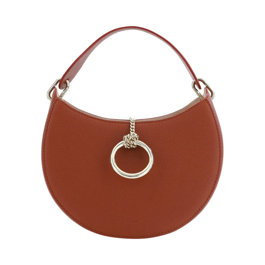 CHLOÉ - Brown Leather Small Arlène Shoulder Bag