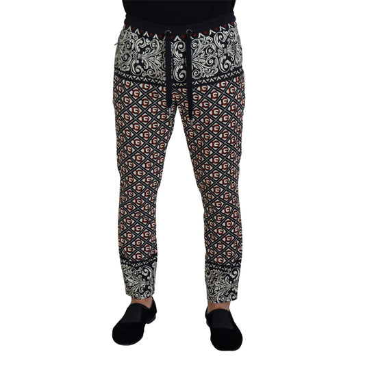 DOLCE & GABBANA Elegant Multicolor Jogging Trousers