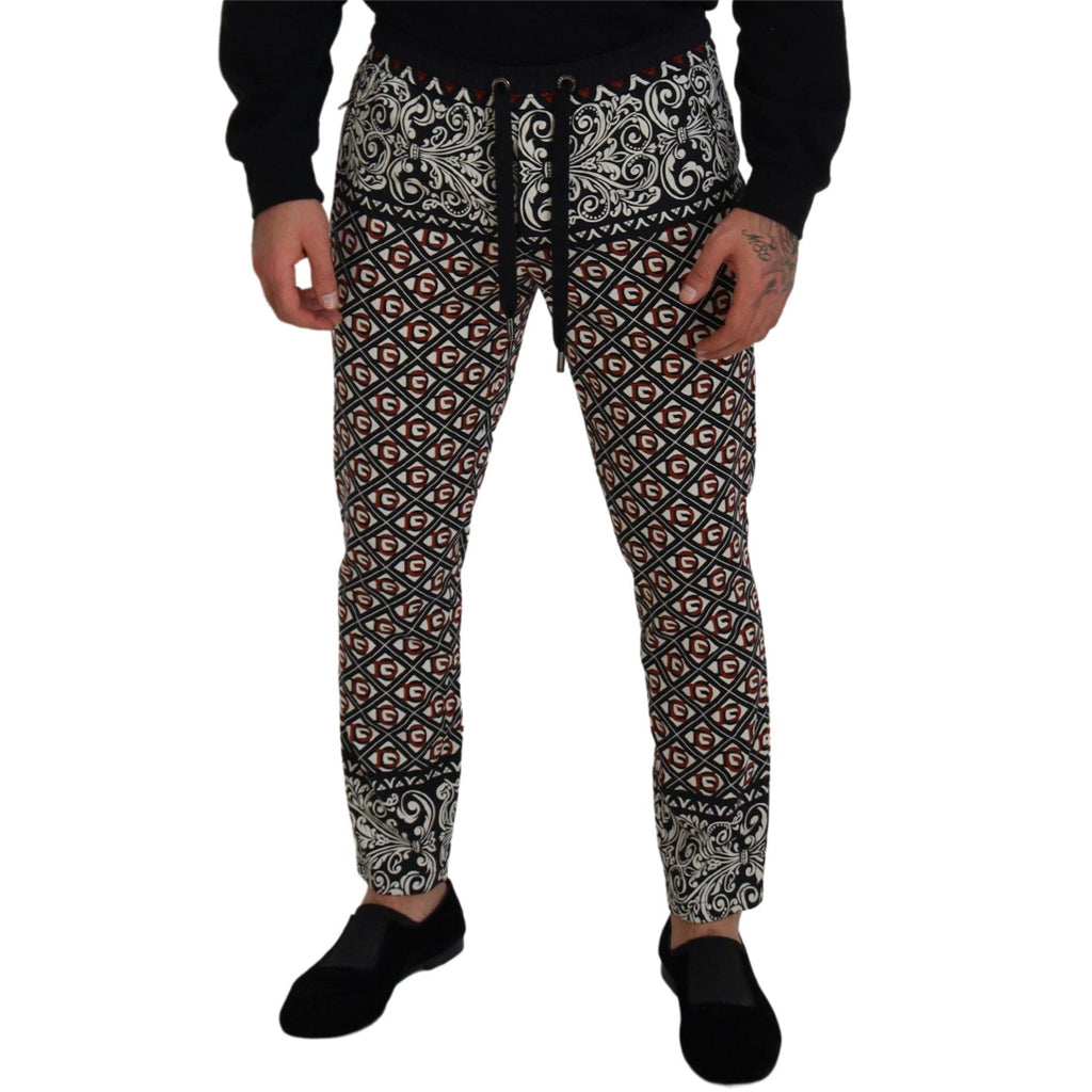 DOLCE & GABBANA Elegant Multicolor Jogging Trousers