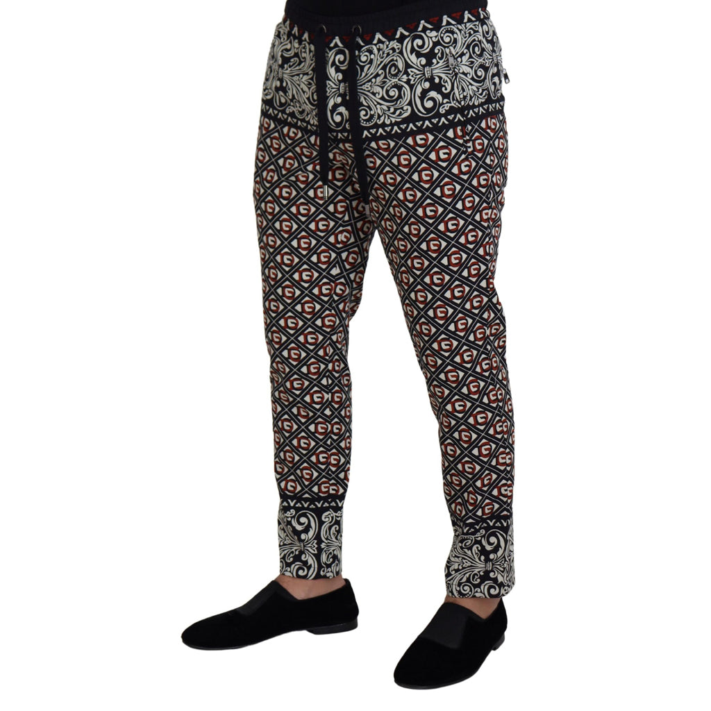 DOLCE & GABBANA Elegant Multicolor Jogging Trousers