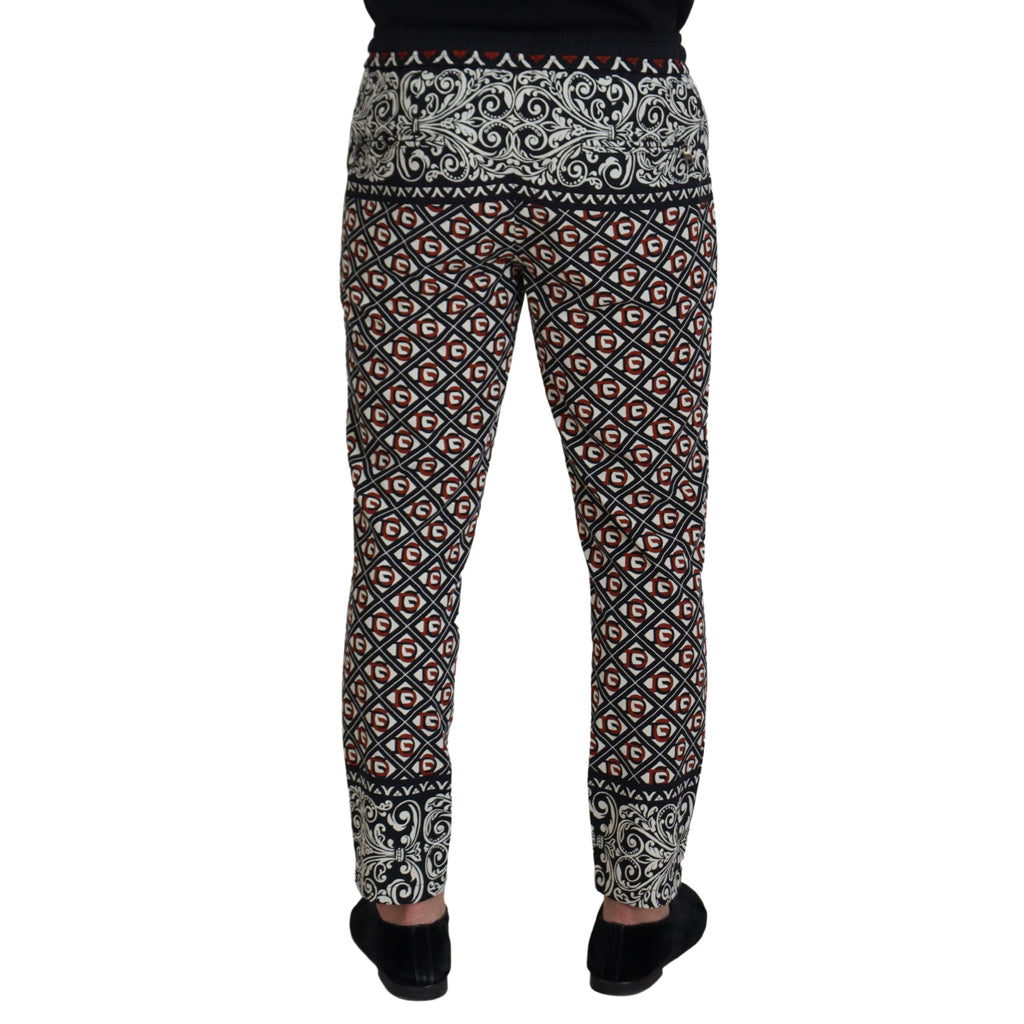 DOLCE & GABBANA Elegant Multicolor Jogging Trousers
