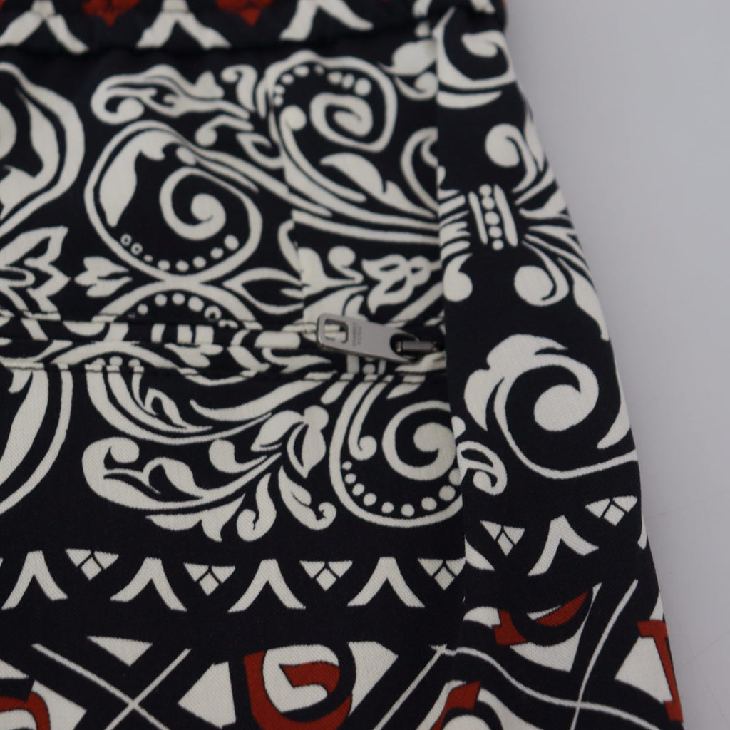 DOLCE & GABBANA Elegant Multicolor Jogging Trousers