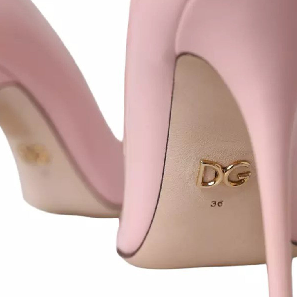 Dolce & Gabbana - Light Pink Patent Leather Pumps Heels Shoes