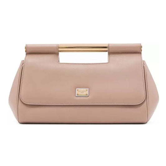 Dolce & Gabbana Pink Leather Handbag