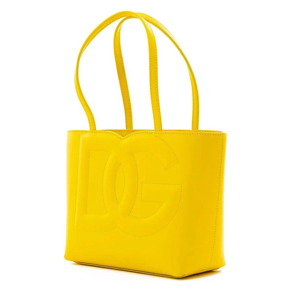 Dolce & Gabbana - Yellow Leather Tote Bag