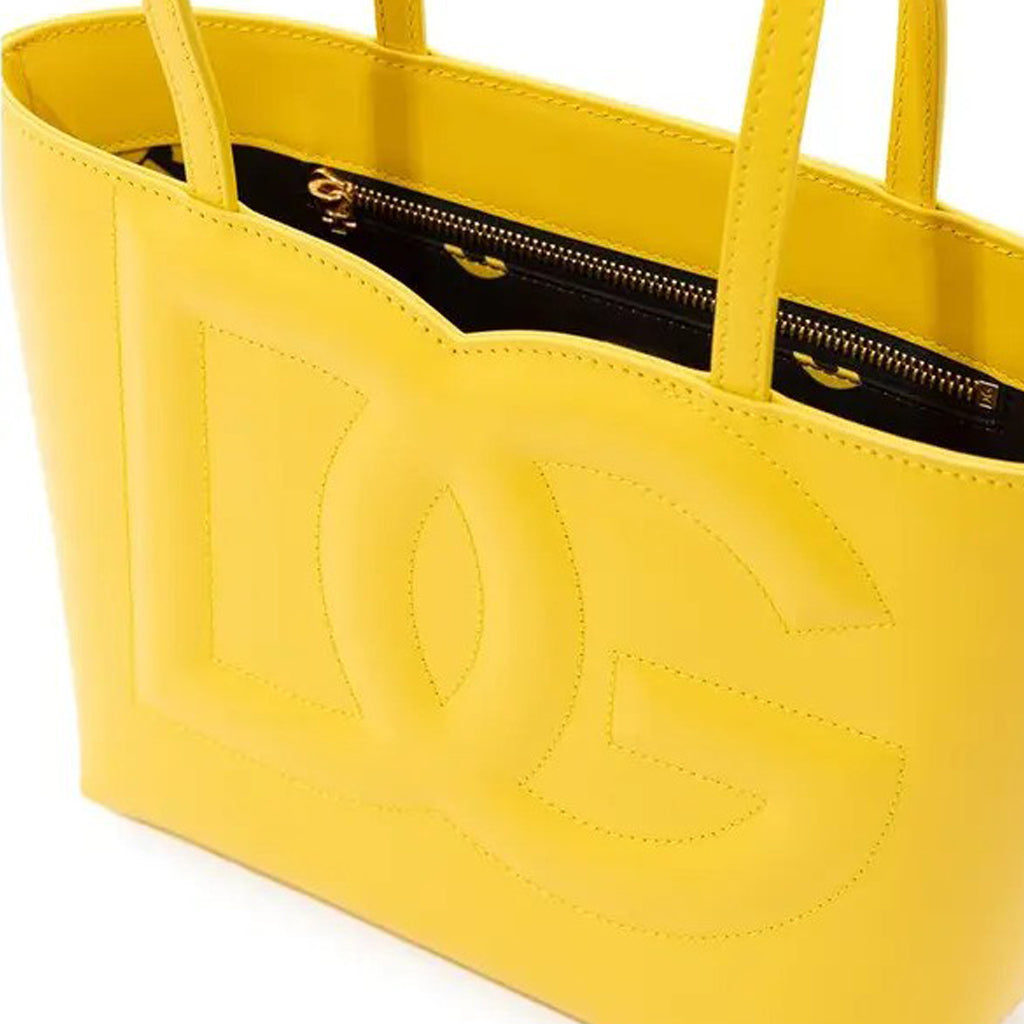 Dolce & Gabbana - Yellow Leather Tote Bag