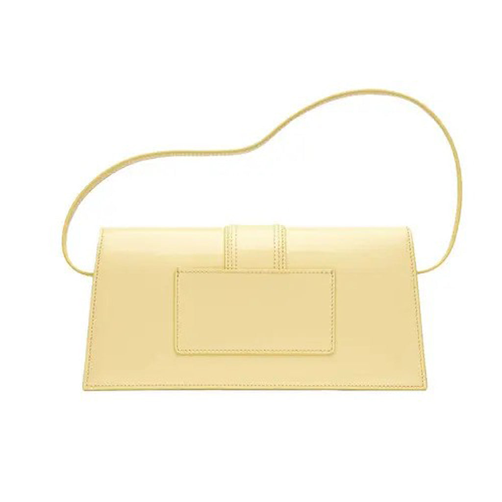 Jacquemus - Bambino Long canary yellow smooth calfskin Leather Shoulder Bag