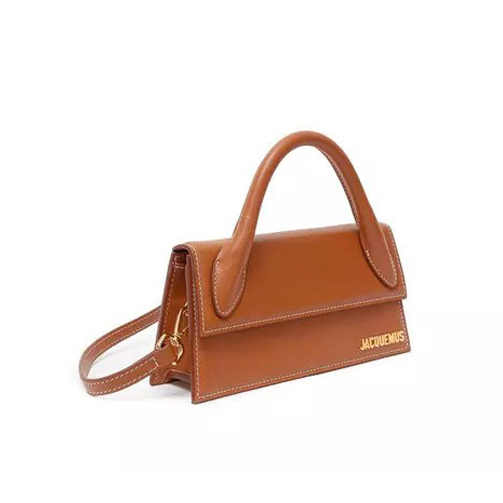 Jacquemus - Le Chiquito Long tote Bag Brown Leather Shoulderbag