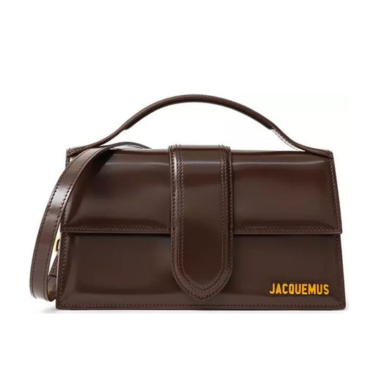 Jacquemus - Le Grand Bambino Brown Leather Shoulder Bag