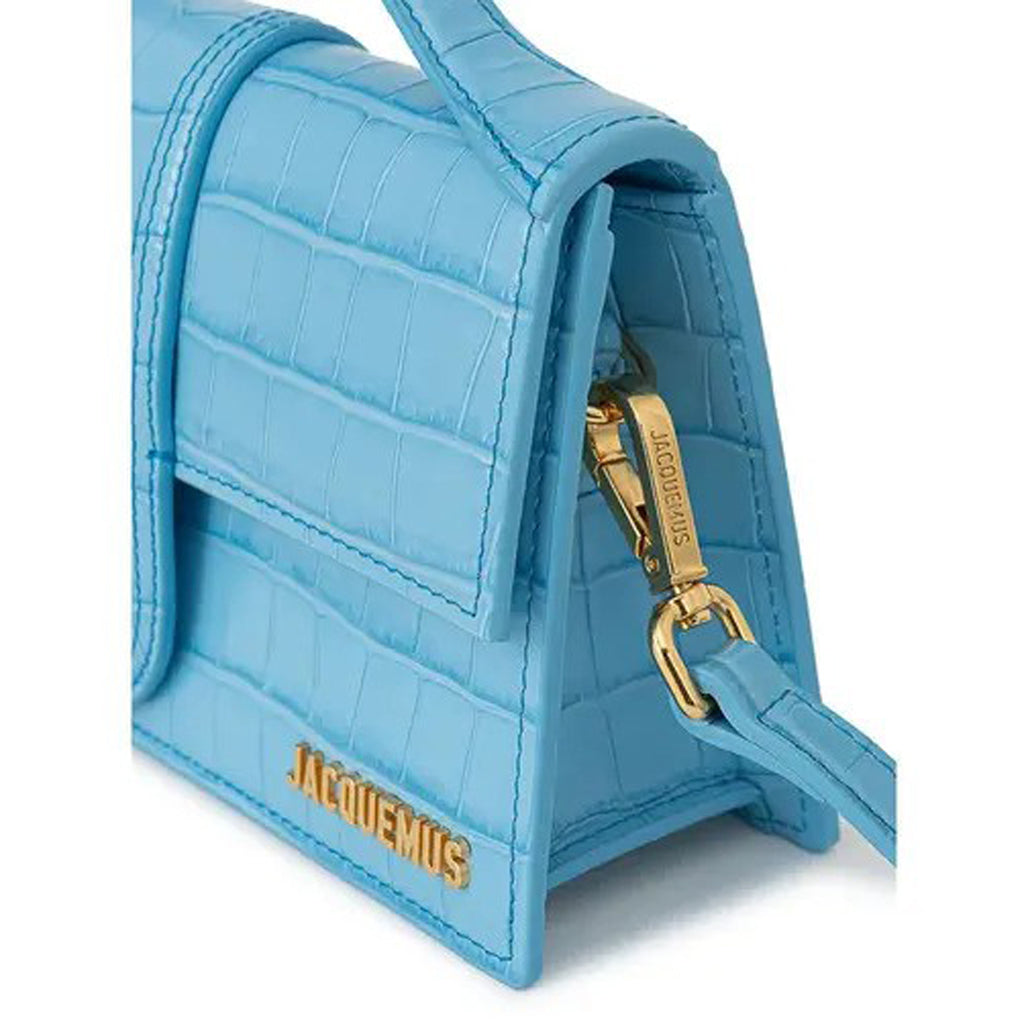 Jacquemus - Le Grand Bambino Stampa Cocco Light Blue Leather Handbag