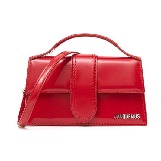 Jacquemus  - Le Grand Bambino Red Leather Shoulder Bag