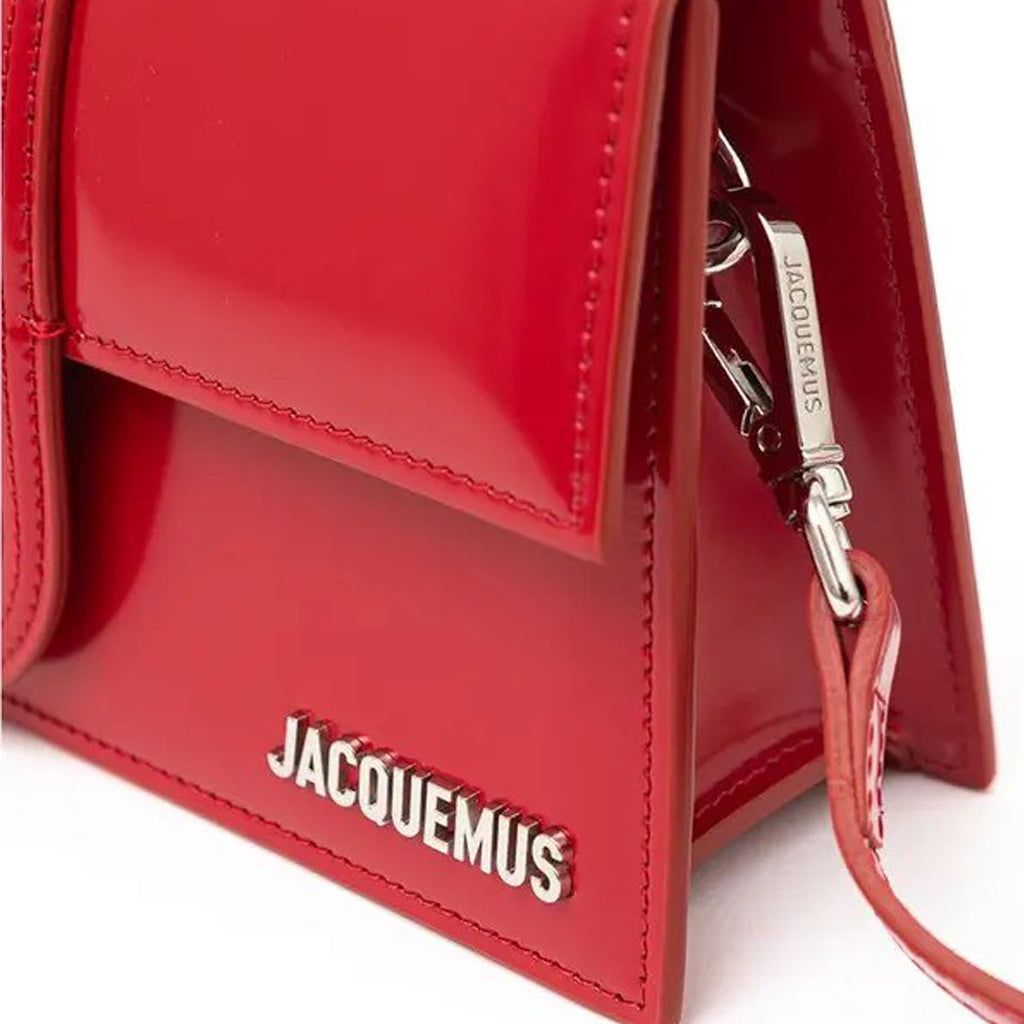 Jacquemus  - Le Grand Bambino Red Leather Shoulder Bag